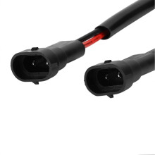 2pcs LED Work Light Socket Wiring Harness 2?Lead 2Pin Male to Female Universal for Car