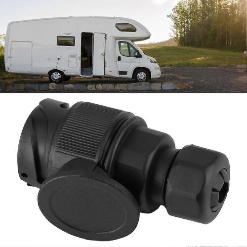 Portable 7 Pin Power Socket Connector Accessory 6-24V for RV Trailers 2