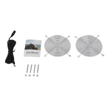 6-W-Solarventilator mit Schutznetz, wasserdicht, für Gewächshäuser, Hühnerställe und den Außenbereich