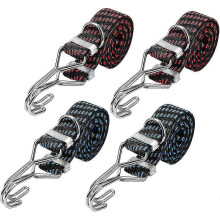 Lashing Straps, 4 Expanders With Hooks, Lashing Straps For Bicycle Racks, Car