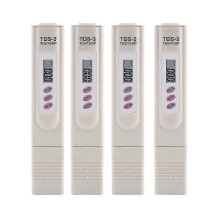 4 Stück TDS-Messgerät Wasserqualitätstester Filterstift zur Prüfung der Wasserqualität für Trinkwasser / Schwimmwasser