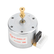 DC 12V 3-toeren borstelmotor voor vinylplatenspelers, 25 mm montagegat, 78 toeren per minuut