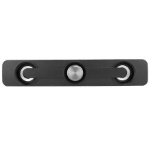 Computer/laptopluidspreker, kleine professionele luidspreker met 3,5 mm universele aansluiting voor notebook, zwart