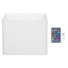 RGB LED-wandlamp, dimbaar, 3W 280lm, met afstandsbediening, aluminium behuizing, 4 lichtstanden, 85-265V