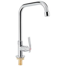Moderner G1/2-Zoll-Einhebel-Küchenarmatur für Kaltwasser, Wohnaccessoire