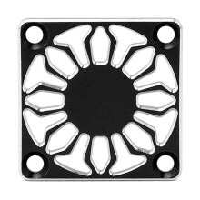 RC Cooling Fan Cover Universal Aluminum Alloy Fan Protective Cover for ESC Motor Heatsink 30x30mm Black