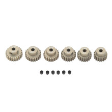 RC Motor Pinion Gear 3.175mm 18T 19T 20T 21T 22T 23T Metal Pinion Motor Gear Set for 1/8 1/10 RC Climbing Car General