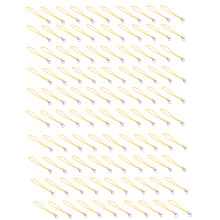 Quick Releases Spring Buckle DIY Phone Cord for-golden yellow