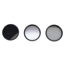 3-in-1-Kamerafilter-Set: ND8-, CPL- und GND-Filter, Ersatz-Neutraldichtefilter, Zirkularpolarisationsfilter, Verlaufsfilter (ND) 67 mm / 2,6 Zoll