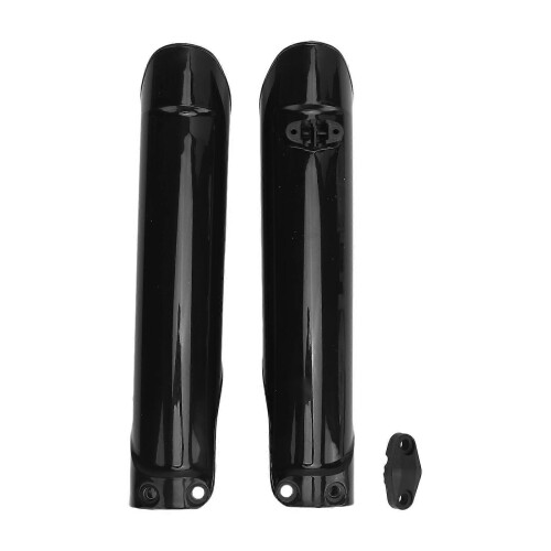 2 Pcs Front Fork Guard Covers Motorcycle Fork Guard Shock Absorber Protector Replacement for EXC EXC?F SX SX?F XC Black 1