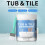 Easy To Apply Tile Renovation Paint Water Base for Homes-White 5