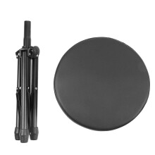 Drumkruk met gewatteerde zitting, inklapbaar en draaibaar, drumstelaccessoires