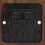 Wall Outlet Black Walnut Standard Retro Electric Wall Power Light Switch Socket Board 16A 5