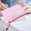 A5 Plastic Zipper Bags Zip File Storage Document Folder Protective Folder(red) 2