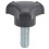 5pcs Plastic Triangular Handle Screw Knob Tightening Screw Set Accessory M10 25mm 4