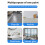 Easy To Apply Tile Renovation Paint Water Base for Homes-White 7