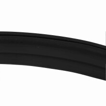 2PCS Front Door Weatherstrip Seal Waterproof Windproof Rubber 55395274AW for Wrangler JK 2007 to 2018