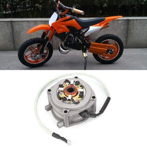 47CC 49CC 2 Stroke Start Motor Dirt Bike Starter Electric Start Engine Replacement 2