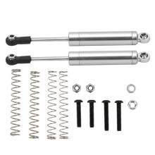 Aluminium Alloy Shock Struts Damper Remote Control Spare Parts for RGT 1/10 RC 86100 RC CrawlerSilver R86007S