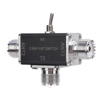 2-weg CB HAM-antenneschakelaar 100W 239-connector antenneschakelaar voor 1 tot 30 MHz HAM CB HF VHF UHF-radio