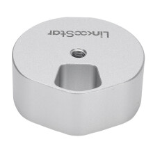 Satellitenschüssel-Stativadapter 1/4 3/8 Zoll Gewinde Satellitenschüssel Befestigungsklemme Montageadapter für Outdoor Camping Wohnmobil Reisen