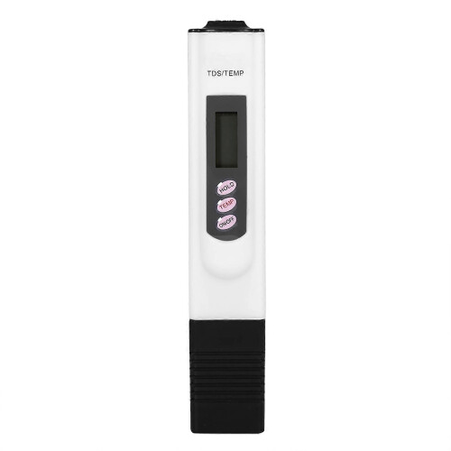 Digital LCD Water Quality Testing Pen Purity Filter TDS Meter Tester 0?9999 PPM Temp White