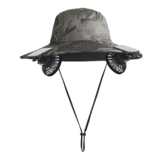 Comfortable Fabric Sun Hat Removable Fan Double Charging-MGI