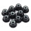 10Pcs M3 Nylon Insert SelfLock Aluminum Nuts Hex Lock Nut Black 2