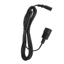 IEC320 C14 naar IEC320 C7 netsnoer 10A 250V 2500W IEC320 C14 mannelijk naar IEC320 C7 vrouwelijk netsnoer 100-250V 9,8ft