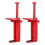 2PCS Brick Liner Runner Wire Drawer Bricklaying Tool Leveling Measuring Tool Engineering AccessoryRed 2