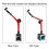 350mm Adjustable Universal Magnetic Base Holder Stand for Dial Test Gauge Indicator 3