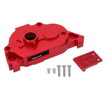 RC Gearbox Kit Aluminum Transmission Box with Screws for ARRMA GRANITE SENTON 1/10 RC VehicleRed
