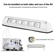 12V/24V RV LED-lamp, universeel, 8W, waterdicht, voor luifel, veranda, camper, buitenverlichting