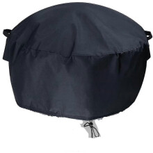 Wuzhou Fire Pit Cover, 85*40cm Round Patio Fire Pit Cover, Fire Pit Cover Waterproof Windproof Anti-uv Fire Pit Cover XXF
