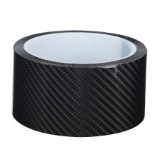 Black Carbon Fiber Protective Film Car Door Edge Guard Anti-scratch Sticker(5cm x 3meters )