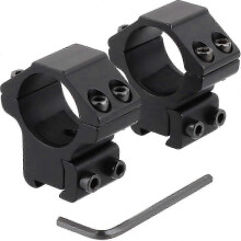 Laagprofiel richtkijkerringen-25,4 mm adapterbevestiging voor 11 mm zwaluwstaartrail
