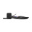 Waterproof Handlebar Switch Headlight Fog Lamp ON-OFF Button 0.4in Mount with Red Light Reset Lock(Left Side ) 2