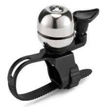 Bocina de bicicleta con timbre, antioxidante, indeformable, de alta dureza y sonido agradable y fuerte.