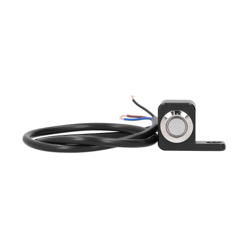 Waterproof Handlebar Switch Headlight Fog Lamp ON-OFF Button 0.4in Mount with Red Light Reset Lock(Left Side ) 2