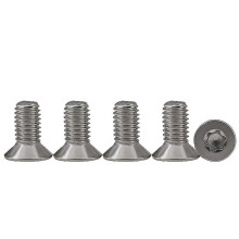 25pcs M5 X 12 Countersunk Head Screws 304 Stainless Steel Torx Screws Machine Screws Standard Drive Fully Threaded Screws
