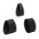 3pcs Microscope Eyepiece Eyeshields Soft Rubber Eyepiece Covers for AmScope SW SM ZM Microscope 5