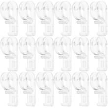 Clear Curtain Clips Roller Blind Chain Retainer Hook for 30Pcs Sets