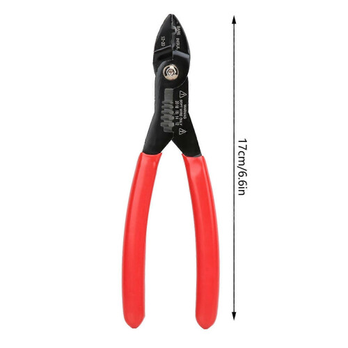 7in Professional Electrical Cable Stripping Crimping Tool Wire Stripper for Terminals 2