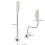 Sewing Machine LED 20Lights Energy Saving Lamp Gooseneck Work Light AC 4