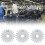 5 Pcs White Plastic Gear Knitting Machine Replacement Accessory Fit for Silver Reed 2