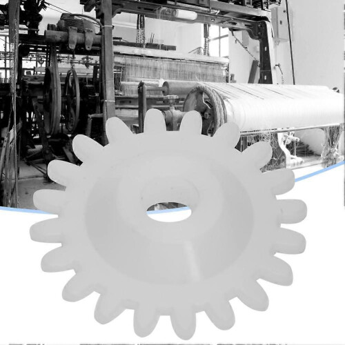 5 Pcs White Plastic Gear Knitting Machine Replacement Accessory Fit for Silver Reed 2