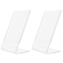 Acryl fotolijsthouder, transparante displaystandaard voor foto's, elegant ontwerp, gemakkelijk te vullen en te verwisselen voor thuisgebruik