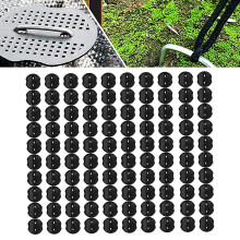 Tuinpaalpakkingen van kunststof, geschikt als onkruidwerende pakking voor een stevigere houvast (100 stuks).