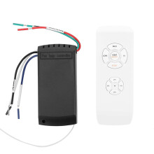 Draadloze, intelligente, universele afstandsbediening met timer voor plafondventilator en verlichting (Engelse versie, 85V-260V)