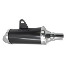 28mm Exhaust Muffler Pipe Fit for Motorcycle Dirt Bike ATV Quad 50cc-150cc Black